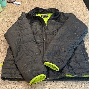 Patagonia Nano Puff Brick Quilted Insulated Jacket Kids XL(14)